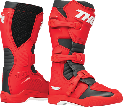THOR Blitz XR Boots - Red/Charcoal - US 10 3410-3112
