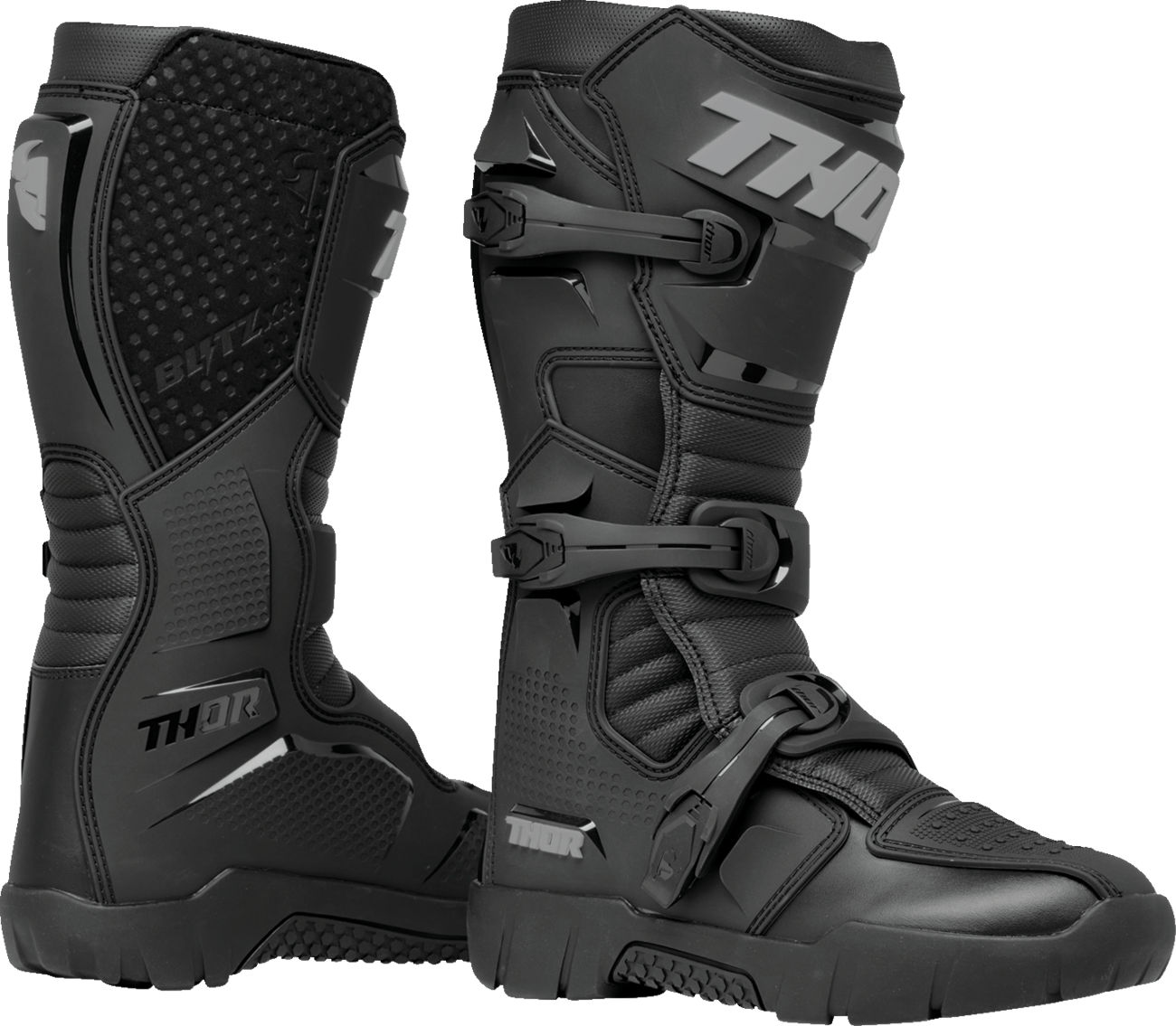 THOR Blitz XR Trail Boots - Black/Gray - US 10 3410-3130