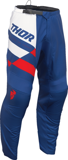 THOR Youth Sector Checker Pants - Navy/Red - US 26 2903-2443