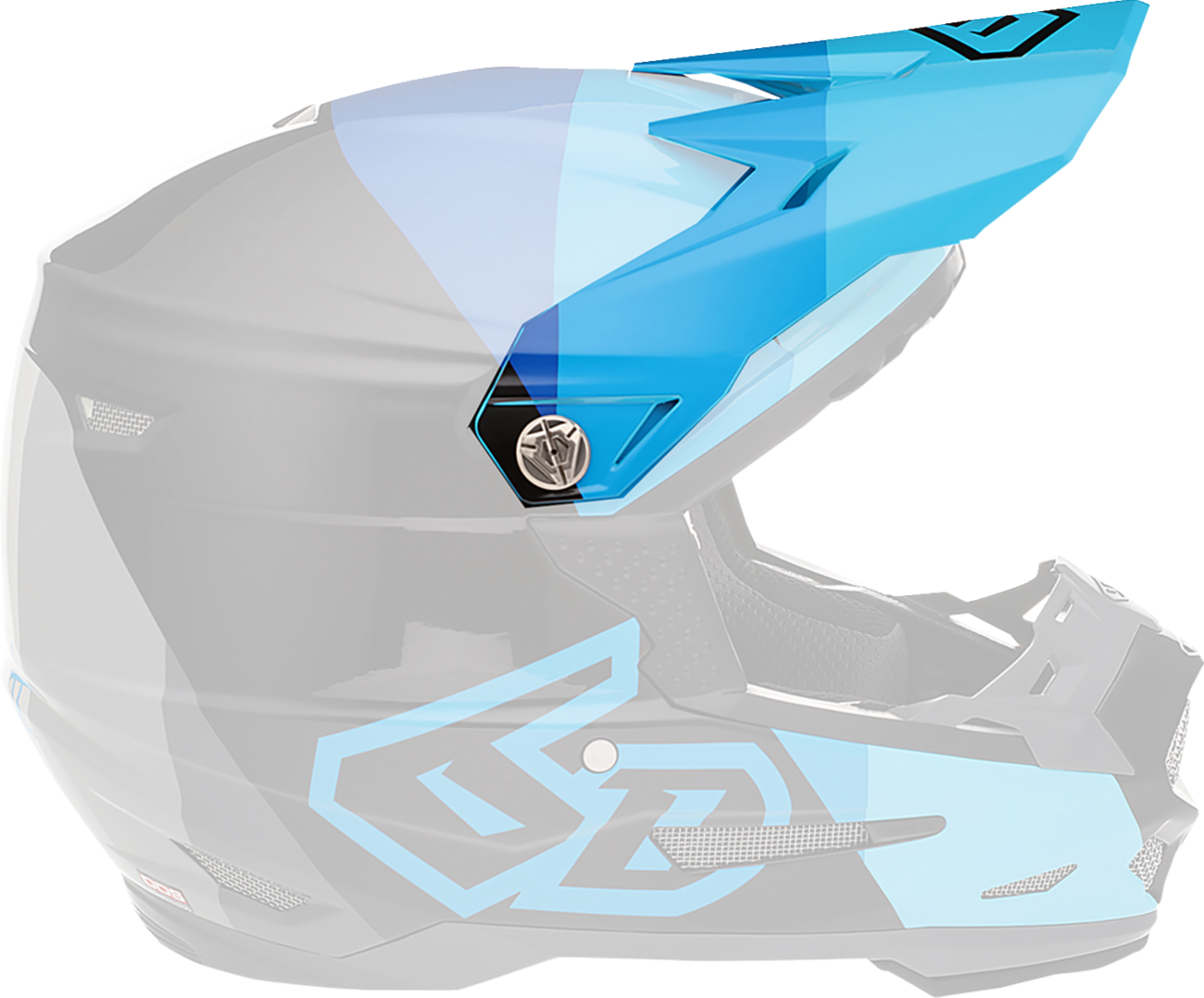 6D HELMETS ATR-2 Visor - Range - Blue 72-6109