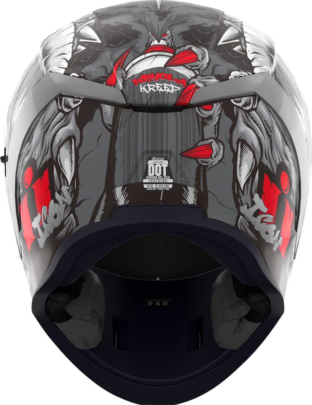 ICON Airform™ Helmet - Kryola Kreep - MIPS® - Silver - XS 010116952