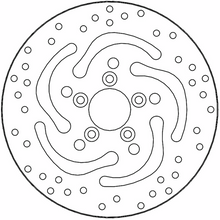MOTO-MASTER Brake Rotor - Rear - Halo 110864-PU