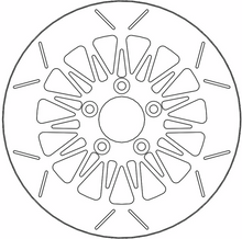 MOTO-MASTER Brake Rotor - Rear - Rialto 110636-PU