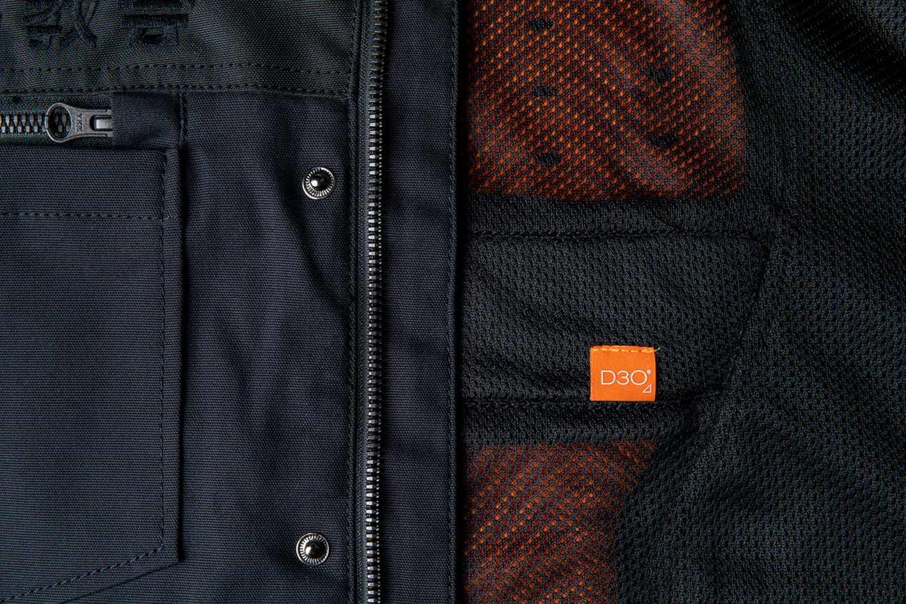 ICON Upstate Canvas National™ Jacket - Black - Medium 2820-6561