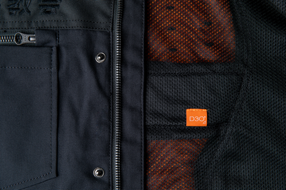 ICON Upstate Canvas National™ Jacket - Black - Small 2820-6560