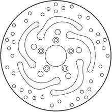 MOTO-MASTER Brake Rotor - Front Right - Halo 110862-PU