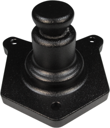 TERRY COMPONENTS Solenoid End Cover - Starter Buttons - Black 550025