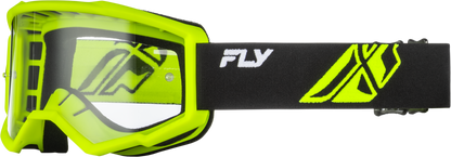 Focus Goggle Black/Hi Vis W/ Clear Lens
