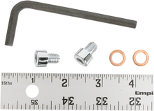 GARDNER-WESTCOTT Drain Plug - Fork - Allen Head - Chrome/Polished - 41 mm P-74-45