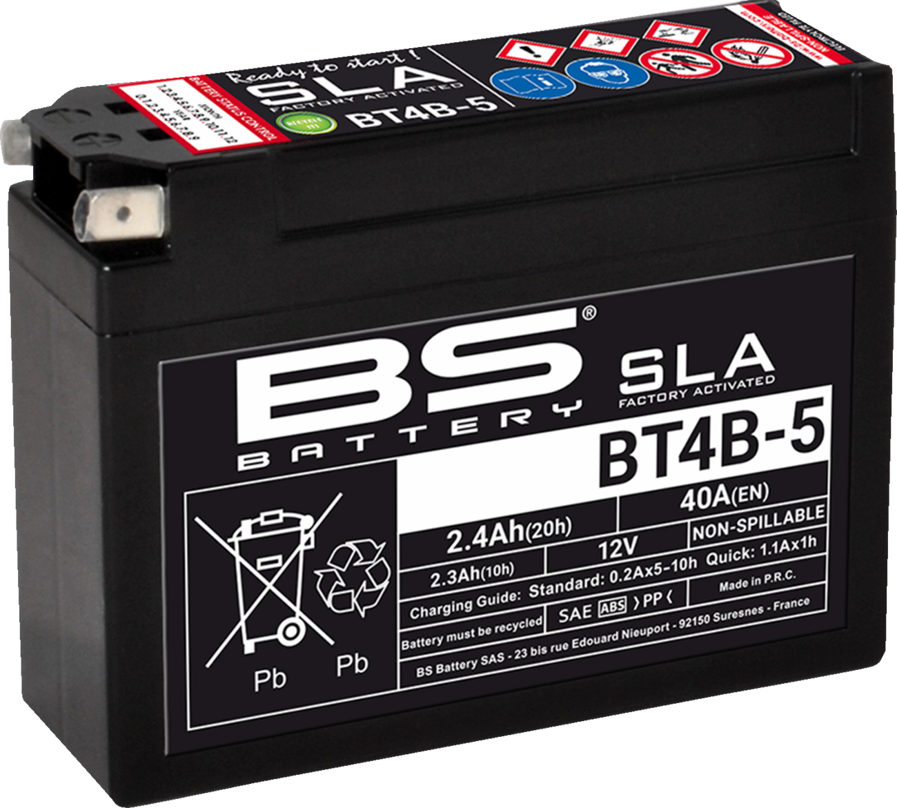 BS BATTERY Battery - BT4B-5 (YT) 300756