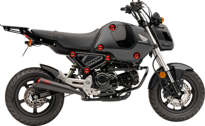 COBRA Solo Luggage Rack - Formed - Black - Grom 02-4107B