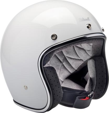 BILTWELL Bonanza Helmet - Gloss White - Small 1001-164-202