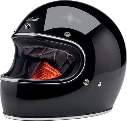 BILTWELL Gringo Helmet - Gloss Black - Large 1002-101-504