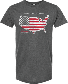 HONDA APPAREL America Outline T-Shirt - Heather Charcoal - Medium NP23S-M2293-M