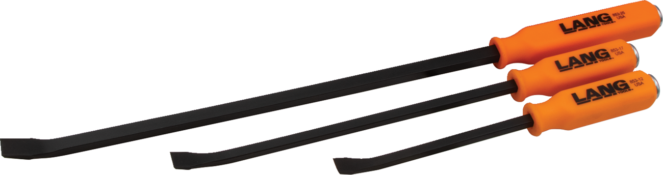 LANG TOOLS Pry Bar with Striking Handle - Curved Tip - Set 853-3ST