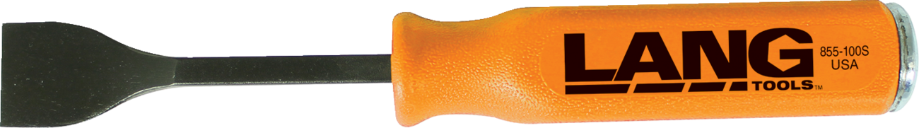 LANG TOOLS Scraper Tool with Capped Handle - Gasket - 1" Face 855-100S
