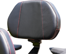 SHOW CHROME Grande Backrest - Passenger - Ballistic Red Stitch - Ryker '19-'24 41-420GCRED