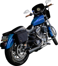 TRASK 2-into-1 Assault Exhaust System - Black TM-5300BK
