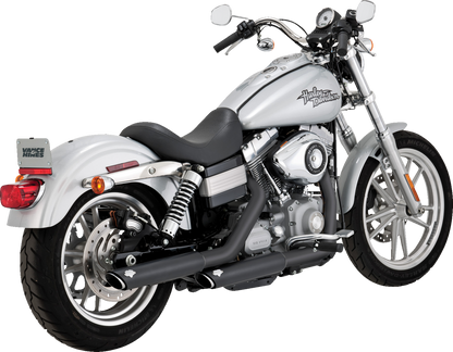 VANCE & HINES 3" Twin Slash Slip-On Muffler - Black 46838
