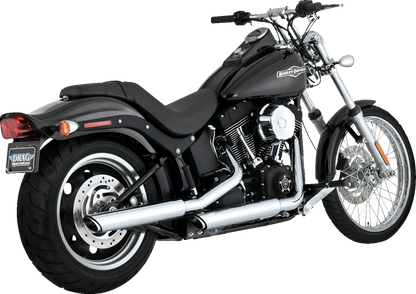 VANCE & HINES 3" Twin Slash Slip-On Muffler - Chrome 16834