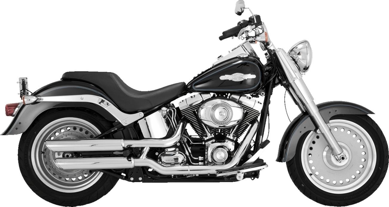 VANCE & HINES Twin Slash 3" Slip-On Mufflers - Chrome 16844