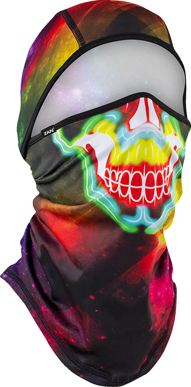 ZAN HEADGEAR Sportflex® Convertible Balaclava - Electric Skull WB4L098