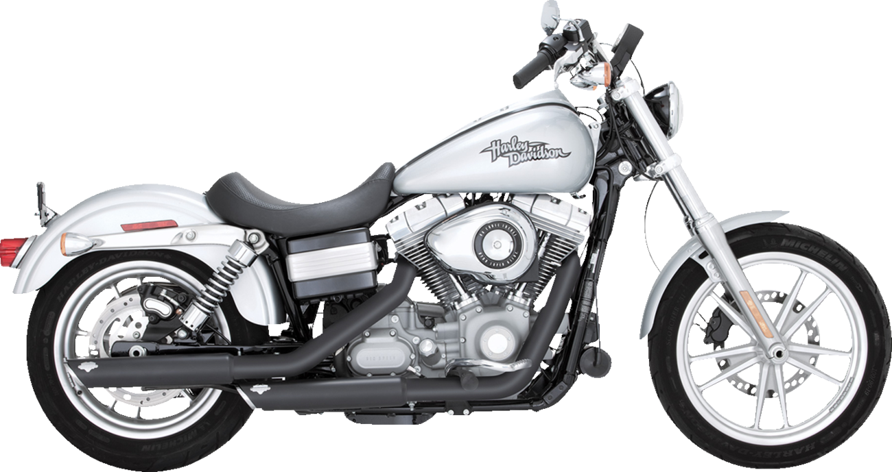 VANCE & HINES 3" Twin Slash Slip-On Muffler - Black 46838