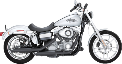 VANCE & HINES 3" Twin Slash Slip-On Muffler - Black 46838