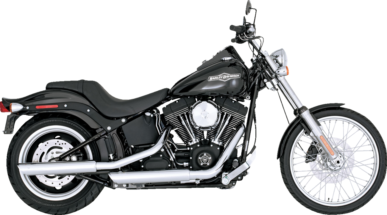 VANCE & HINES 3" Twin Slash Slip-On Muffler - Chrome 16834