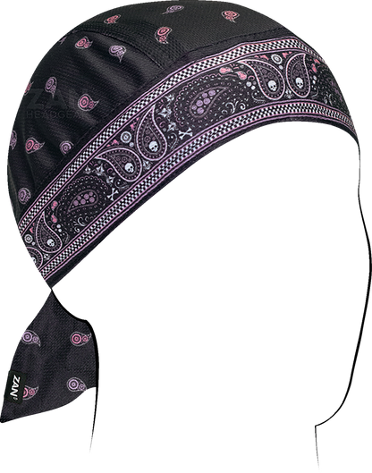 ZAN HEADGEAR Flydanna® Polyester Micromesh - Classic Bandanna - Pink/Purple ZM019