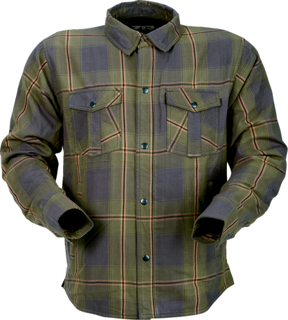 Z1R Ashwood Flannel - Olive - 2XL 3040-3305
