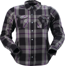 Z1R Women's Ashwood Flannel - Purple - XS 3041-0676
