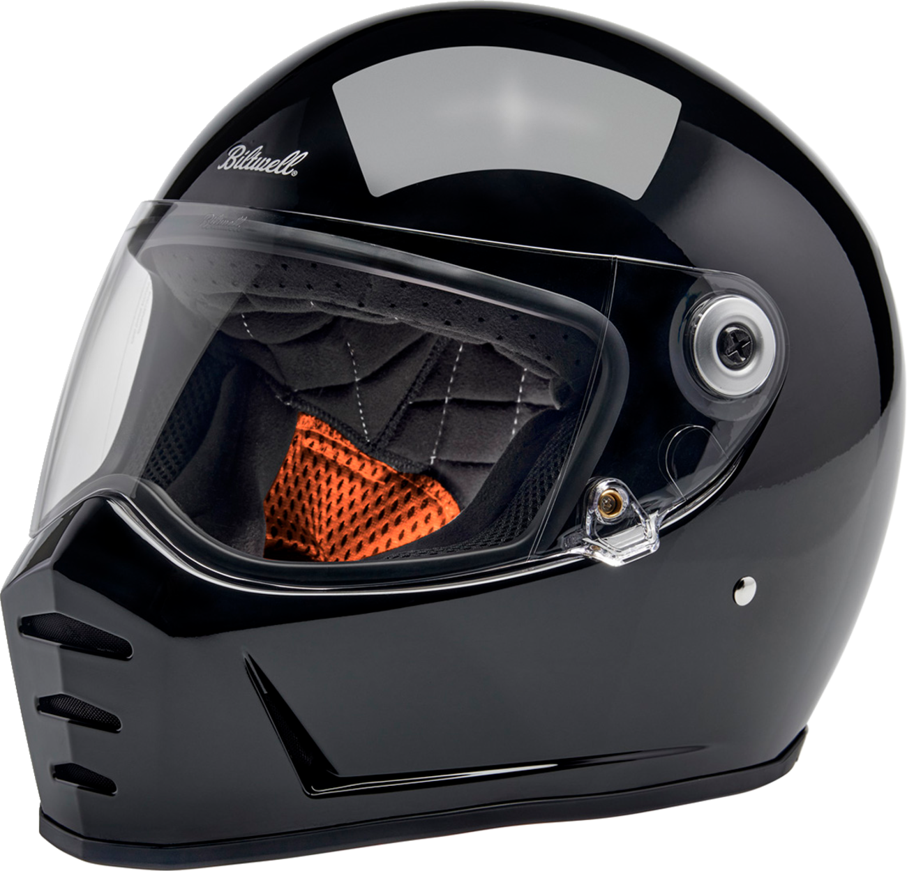 BILTWELL Lane Splitter Helmet - Gloss Black - Small 1004-101-502