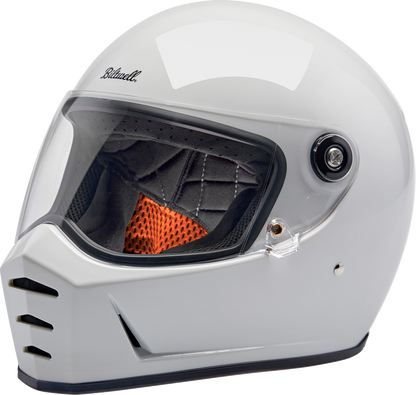 BILTWELL Lane Splitter Helmet - Gloss White - Medium 1004-104-503