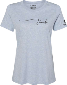 FACTORY EFFEX Women's Yamaha Signature T-Shirt - Light Heather Blue - Small 27-87240
