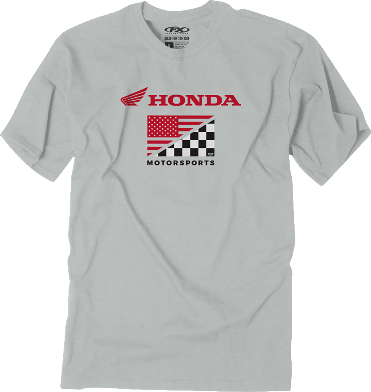 FACTORY EFFEX Honda Flag T-Shirt - Light Gray - XL 27-87316