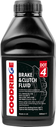 GOODRIDGE High Performance DOT 4 Brake & Clutch Fluid BF20500