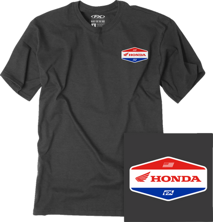 FACTORY EFFEX Honda Stadium T-Shirt - Heather Charcoal - 2XL 27-87338