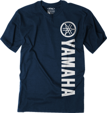 FACTORY EFFEX Yamaha Vertical T-Shirt - Heather Navy - 2XL 27-87228