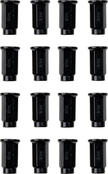 ITP Lug Nuts - Flat - Black - M10 x 1.25 - 16 Pack BLUG15BX