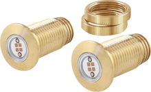 PAUL YAFFE BAGGER NATION Lightning Bolts Kit - Run/Brake/Turn - Brass PYO:BB-LB-BR