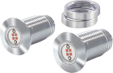 PAUL YAFFE BAGGER NATION Lightning Bolts Kit - Run/Brake/Turn - Chrome PYO:BB-LB-C