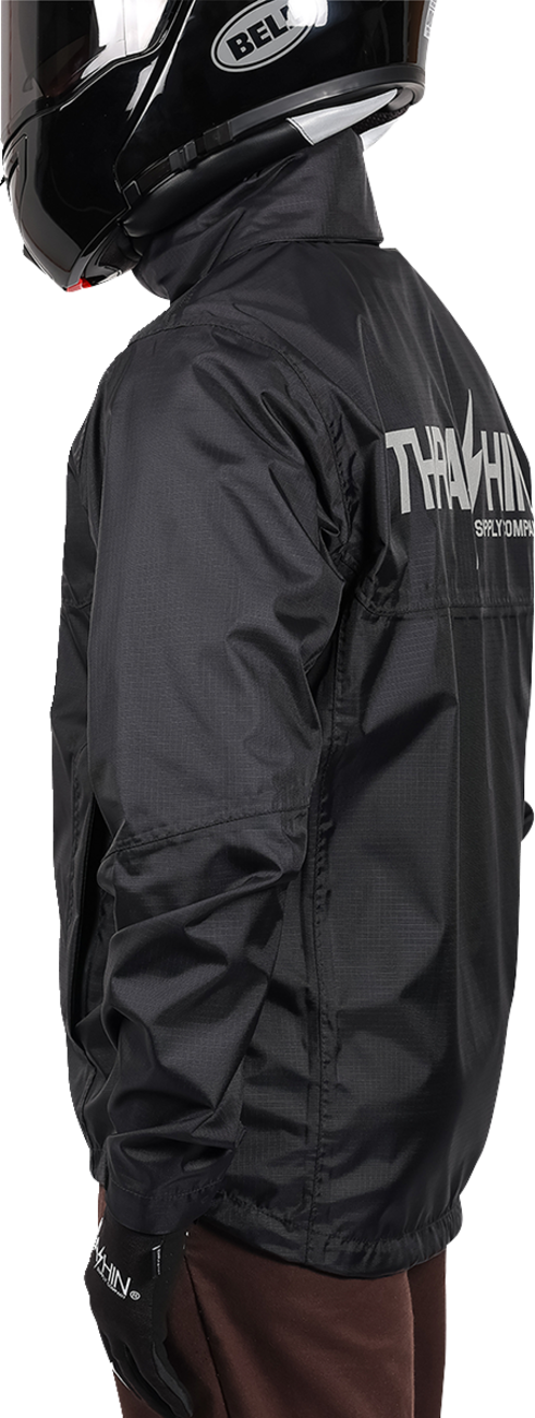 THRASHIN SUPPLY CO. Mission WP Rain Jacket - Black - XL TMJ-15-11