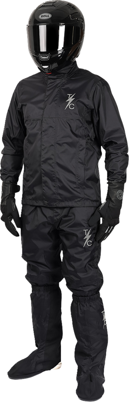 THRASHIN SUPPLY CO. Mission WP Rain Jacket - Black - 3XL TMJ-15-13