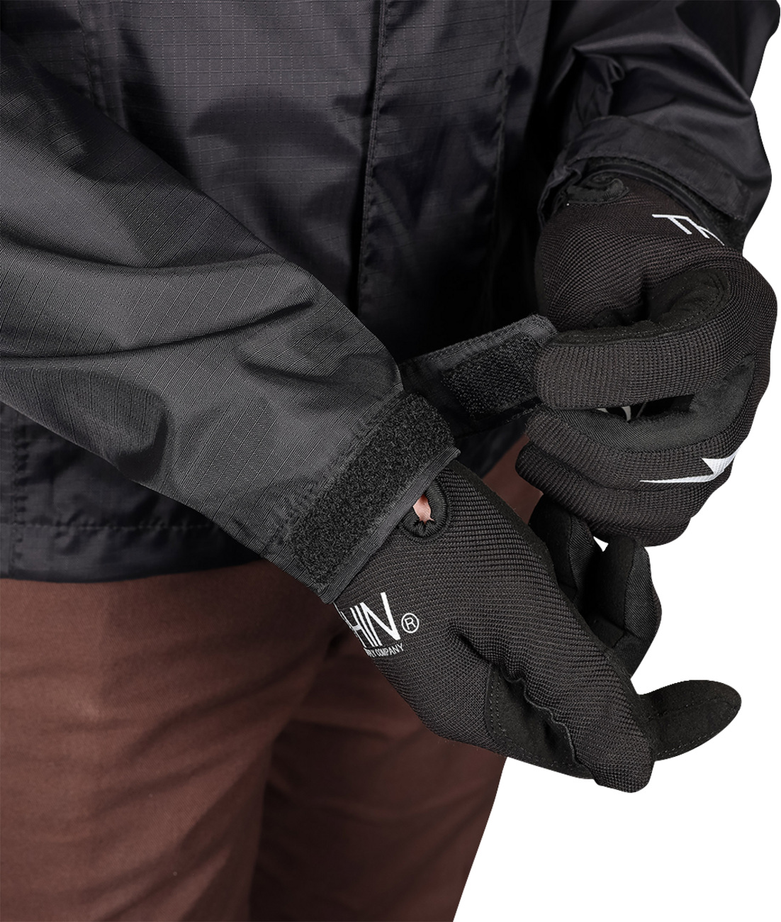 THRASHIN SUPPLY CO. Mission WP Rain Jacket - Black - 3XL TMJ-15-13
