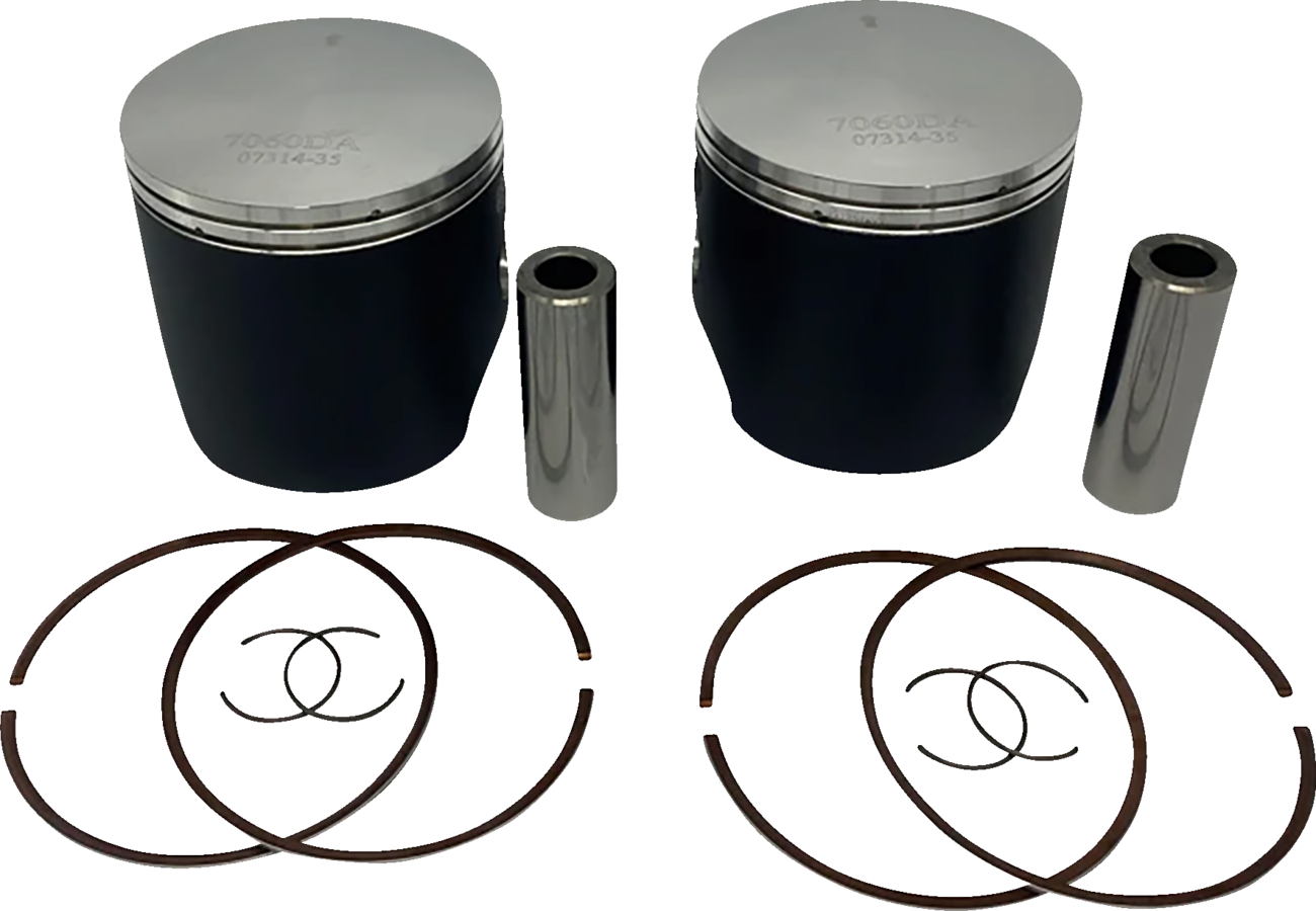 WOSSNER Piston Kit - 81.86 mm - Ski Doo 800 E-TEC Engine Type K7079DA-2