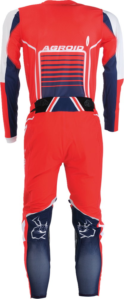 MOOSE OFFROAD Agroid Jersey - Red/White/Blue - Medium 2910-7501