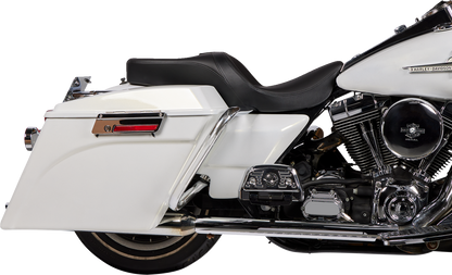 DRAG SPECIALTIES SEATS Freedom Seat - Solar Leather - Black - FLH '97-'07 08011508-4676E