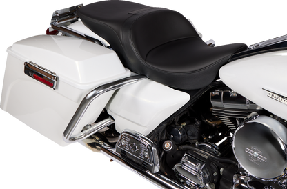 DRAG SPECIALTIES SEATS Freedom Seat - Solar Leather - Black - FLH '97-'07 08011508-4676E