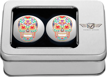 FIGURATI DESIGNS Docking Cover - Short - Mirror Polished - Sugar Skull FD30-DC-25-30-SS